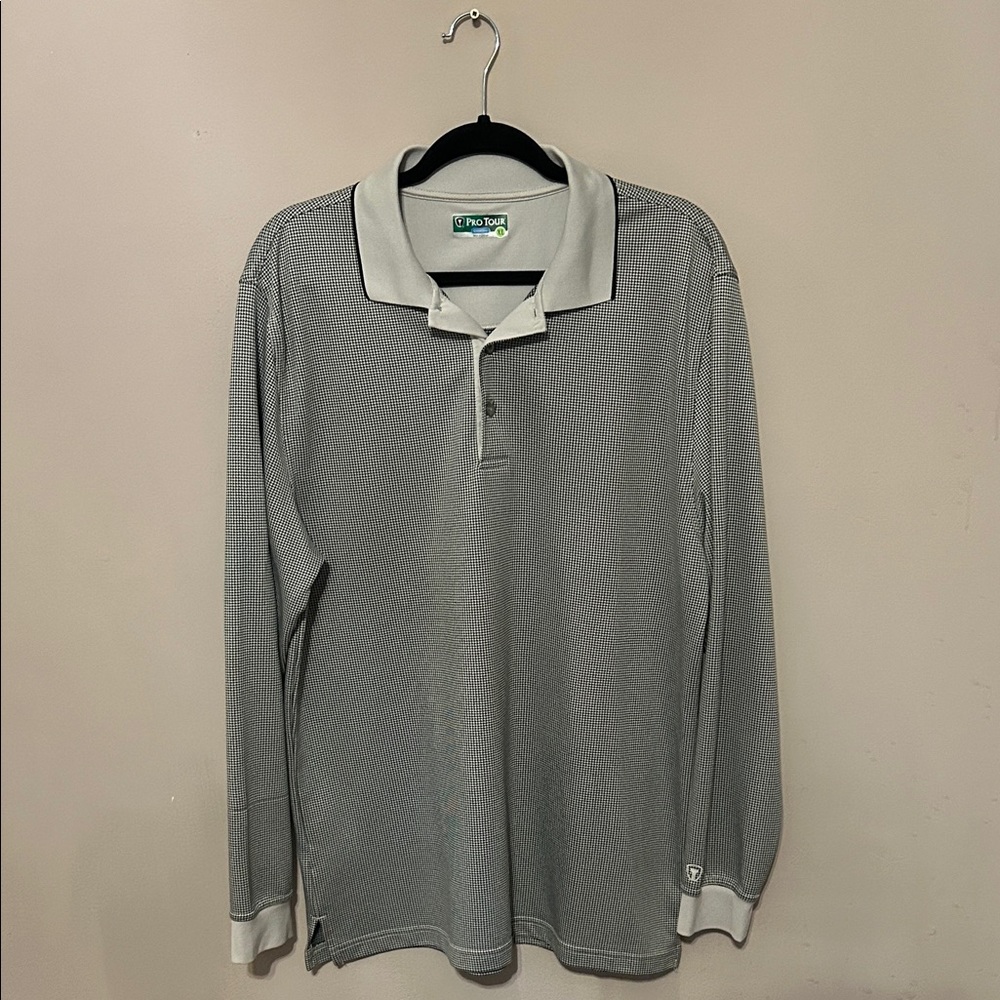 PGA Tour Men's Gray Polo Shirt